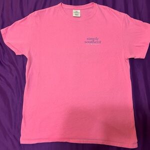 Simply Southern Coral Graphic Tee